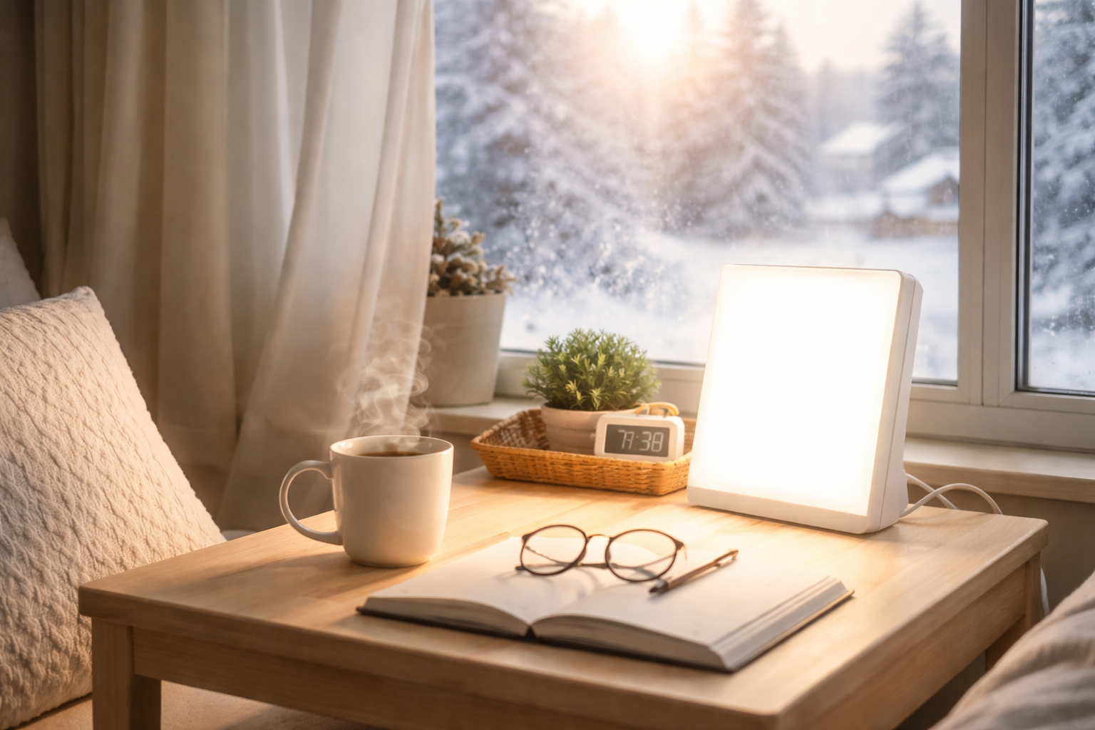 冬の体調不良と光療法