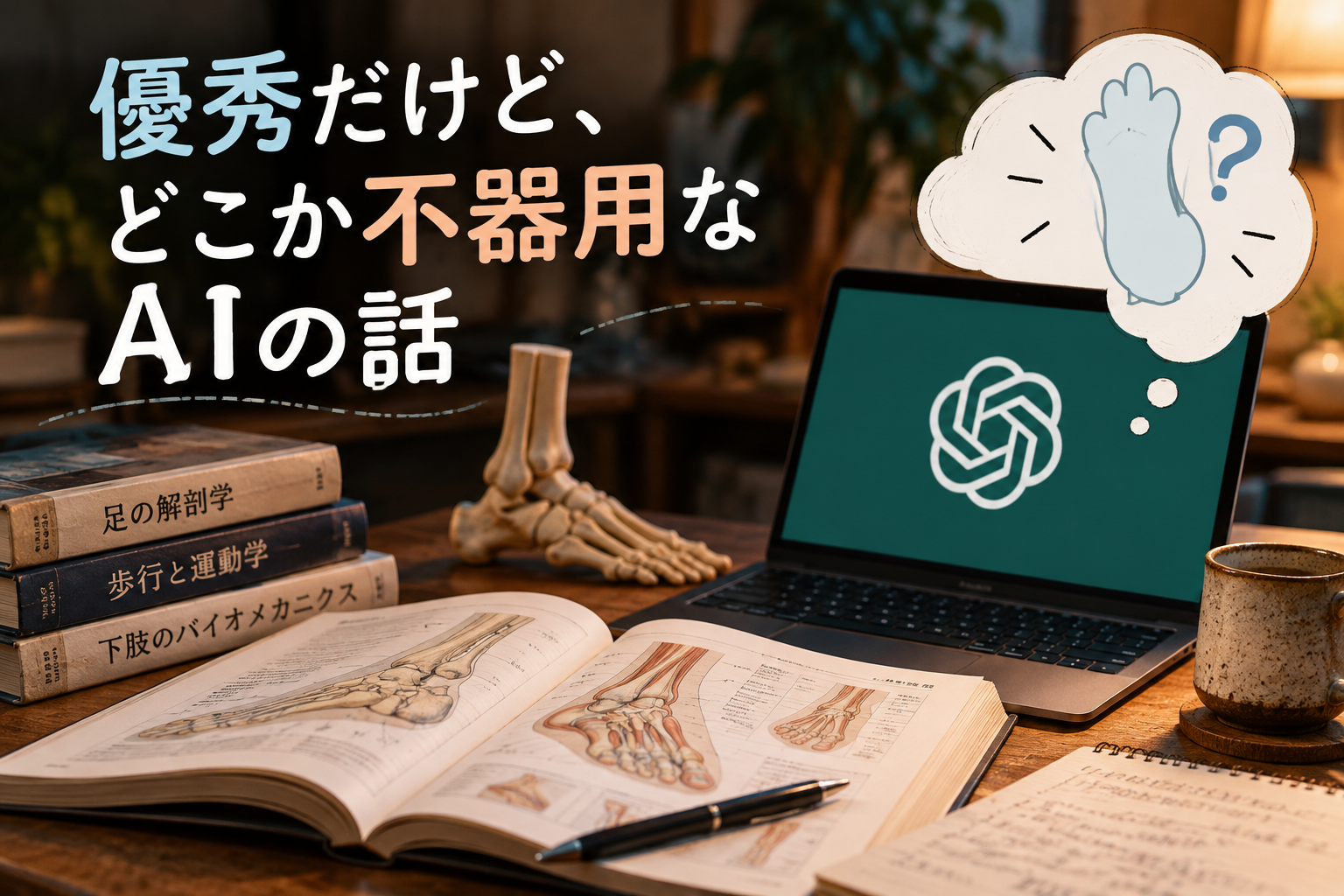 優秀だけど、どこか不器用なAIの話。